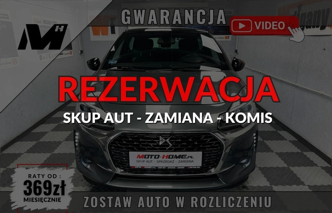 samochody osobowe Citroen DS3 cena 39999 przebieg: 46026, rok produkcji 2017 z Radomsko